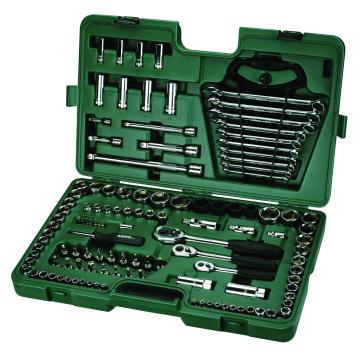 Image of 124 Pc. 1/4", 3/8", 1/2" Drive 6pt MM/SAE Master Tool Set - SATA